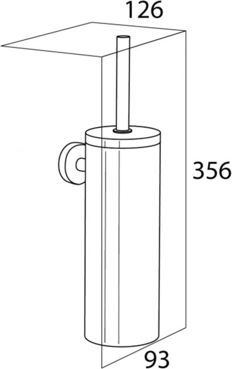 Tiger Boston Toiletborstel Met Houder - RVS Geborsteld 9 Tiger Boston Toiletborstel Met Houder - RVS Geborsteld - Afbeelding 7