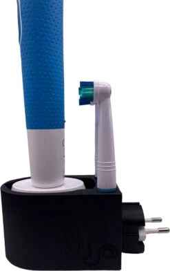 Plugware Oral-B Elektrische Tandenborstelhouder- Opzetborstelhouder - Zwart - Kabelloos Opladen - Badkamer Accessoires - Zonder Boren -Badkamer Product Winkel 756x1200 1