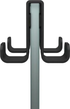 Tiger Caddy - Handdoekhaak Voor Douchecabine - Glaspaneel Dikte 6-8 Mm - 3,5 X 7 X 5 Cm - Dubbel - Zwart -Badkamer Product Winkel 774x1200 1