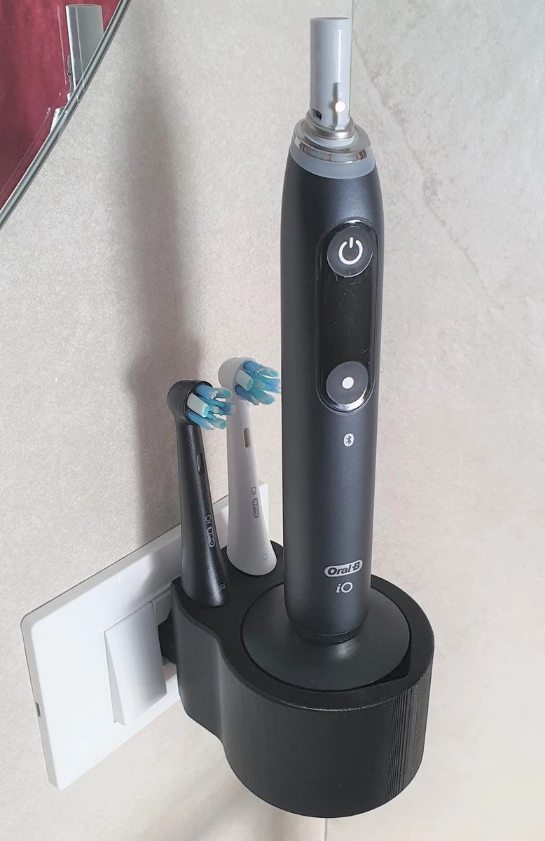 Oral-B IO Series 7 8 9 Elektrische Tandenborstelhouder- Opzetborstelhouder - Kabelloos Opladen - Badkamer Accessoires - Zonder Boren - Wit 8 Oral-B IO Series 7 8 9 Elektrische Tandenborstelhouder- Opzetborstelhouder - Kabelloos Opladen - Badkamer Accessoires - Zonder Boren - Wit - Afbeelding 6