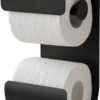 Sealskin Brix - Toiletrolhouder Dubbel - Zwart