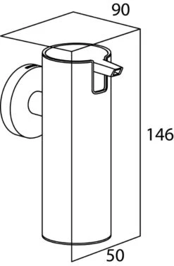 Tiger Boston - Zeepdispenser 125 Ml - RVS Geborsteld -Badkamer Product Winkel 789x1200 2