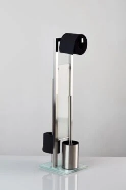 WENKO Toiletbutler Rivalta RVS Mat - Toiletborstel Met Houder, Toiletrolhouder En Reserverolhouder -Badkamer Product Winkel 799x1200 12