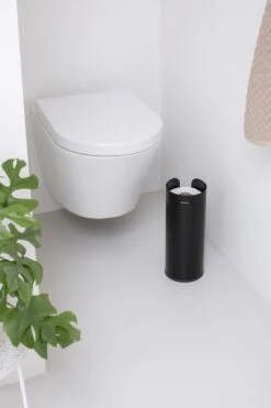 Brabantia ReNew Reserverolhouder - Matt Black -Badkamer Product Winkel 800x1200 26