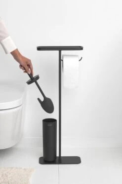 Brabantia MindSet Toiletbutler - Mineral Infinite Grey -Badkamer Product Winkel 800x1200 27