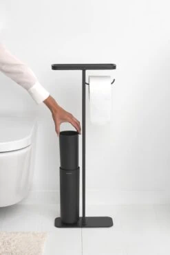 Brabantia MindSet Toiletbutler - Mineral Infinite Grey -Badkamer Product Winkel 800x1200 30