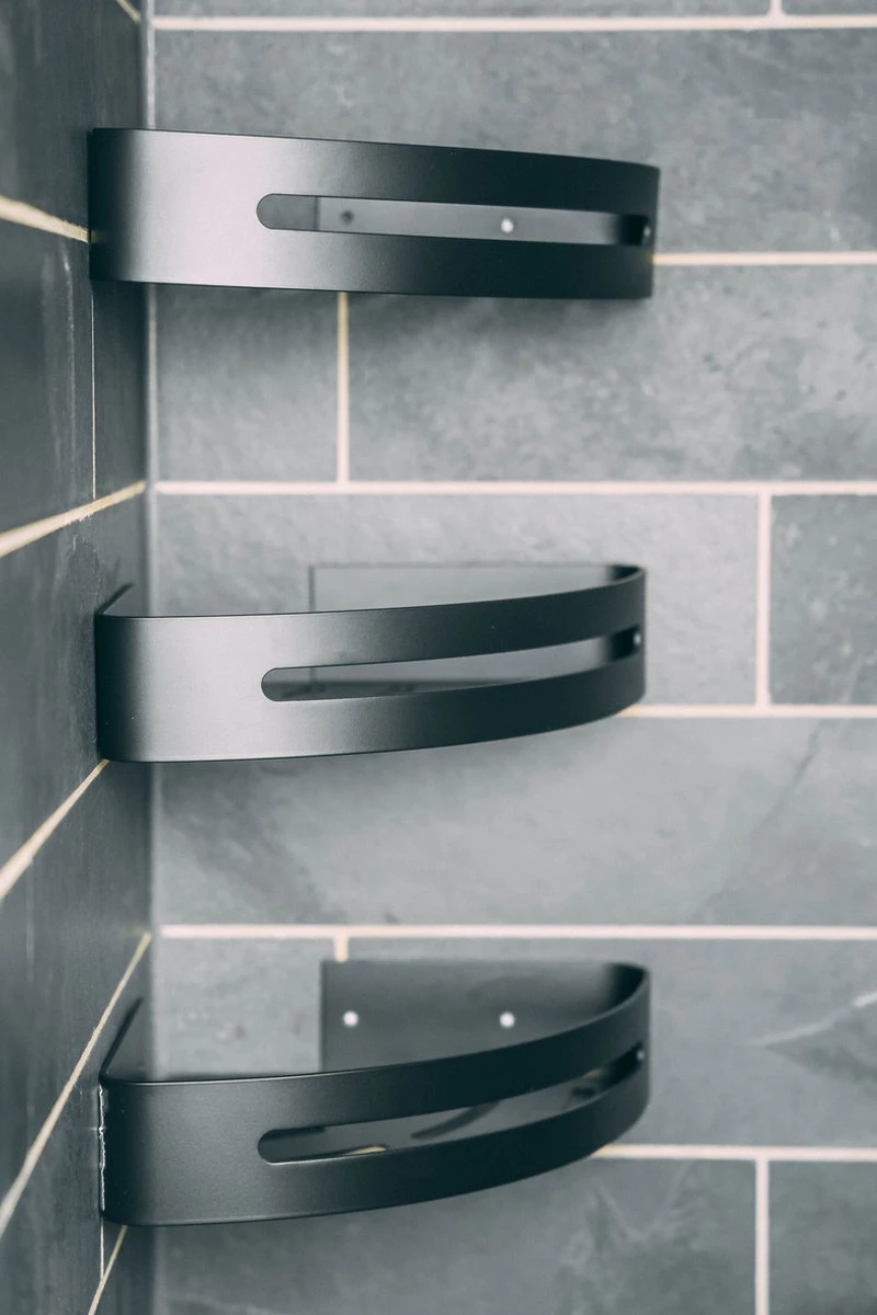 Sens Design Doucherekjes Set Van 3 - Doucherek Zonder Boren - Zwart 11 Sens Design Doucherekjes Set Van 3 - Doucherek Zonder Boren - Zwart - Afbeelding 9