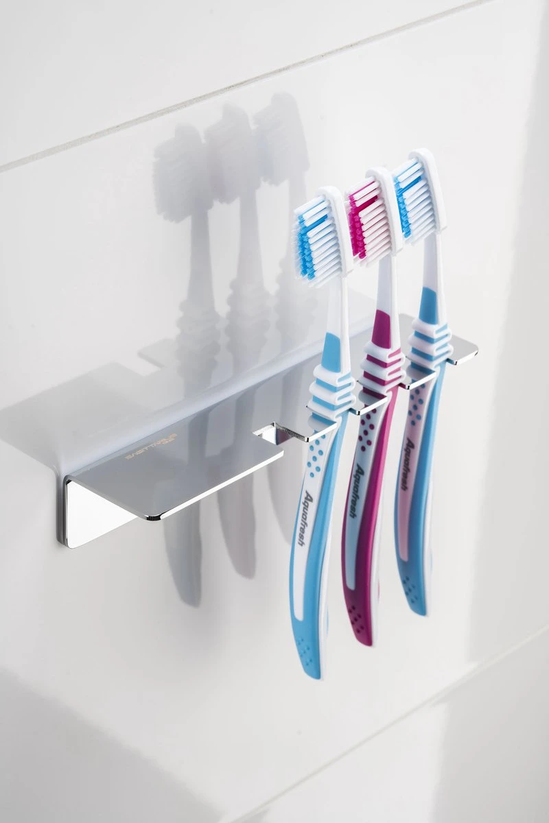 Sagittarius One 40S1 Tandenborstelhouder Chroom | Opzetborstelhouder Zonder Boren | Verchroomd Roestvrij Staal Tandenborstelhouder Hangend | Passend Voor Alle Grote Merken 9 Sagittarius One 40S1 Tandenborstelhouder Chroom | Opzetborstelhouder Zonder Boren | Verchroomd Roestvrij Staal Tandenborstelhouder Hangend | Passend Voor Alle Grote Merken - Afbeelding 7