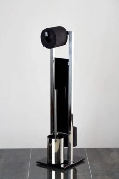 WENKO Toiletbutler Rivalta RVS Glanzend - Toiletborstel Met Houder, Toiletrolhouder En Reserverolhouder -Badkamer Product Winkel 802x1200