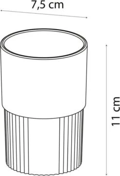 Sealskin Brave Tandenborstelbeker Vrijstaand - Zwart -Badkamer Product Winkel 818x1200 2