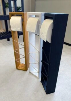 Beckenbau - Wc Rolhouder - Wc Rolhouder Staand - Incl. Afroller - 58 Cm - Zwart -Badkamer Product Winkel 848x1200 3