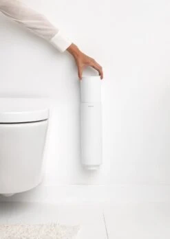Brabantia MindSet WC Borstel Siliconen Met Houder - Mineral Fresh White -Badkamer Product Winkel 852x1200 3