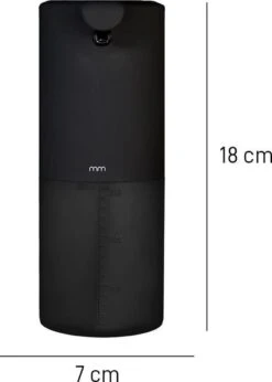 MikaMax Automatische Zeepdispenser - Zeeppompje - Oplaadbaar - Foam Technologie - Infrarood Sensor - Mat Zwart - 350ml -Badkamer Product Winkel 857x1200 1