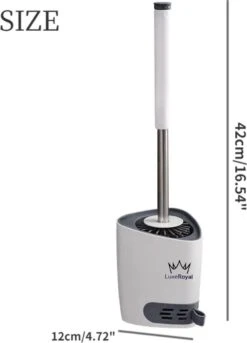 Wc Borstel Met Houder Vrijstaand - LuxeRoyal Toiletborstel Met Houder – Siliconen Wc Borstel -Badkamer Product Winkel 863x1200