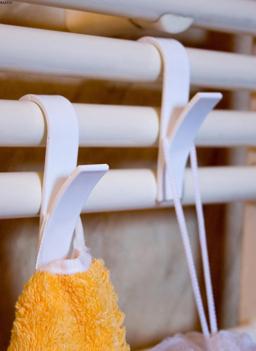 Merkloos 6x Handdoek Haak - Kleding Haak Voor Radiator - Handdoek Houder Hangend Aan Verwarming - Badkamer Haken Hangend 6 Merkloos 6x Handdoek Haak - Kleding Haak Voor Radiator - Handdoek Houder Hangend Aan Verwarming - Badkamer Haken Hangend - Afbeelding 4