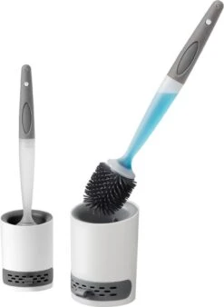 Mdxl® Siliconen WC Borstel Met Zeepdispenser - Hervulbaar - Vrijstaand Of Hangend - Sneldrogend, Hygiënisch & Antibacteriële Werking - Zonder Boren - Toilet Brush - Toiletborstel Houder - Lekbak 17 Mdxl® Siliconen WC Borstel Met Zeepdispenser - Hervulbaar - Vrijstaand Of Hangend - Sneldrogend, Hygiënisch & Antibacteriële Werking - Zonder Boren - Toilet Brush - Toiletborstel Houder - Lekbak -Badkamer Product Winkel 878x1200 1
