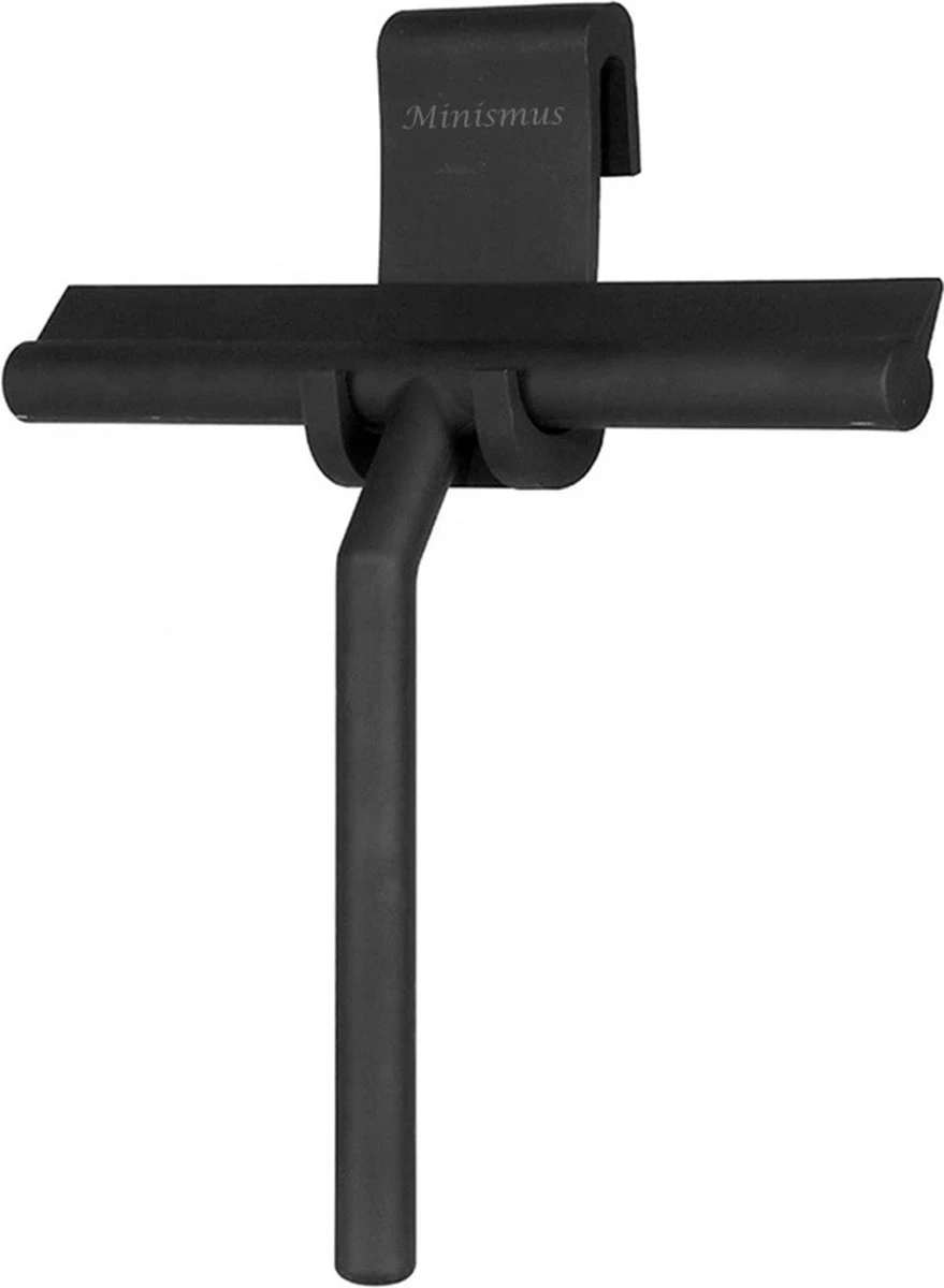 Minismus Douchewisser Zwart Met Ophanghaak - Raamwisser - Trekker Douche - Douchewissers - Raamtrekker - Douchetrekker 3 Minismus Douchewisser Zwart Met Ophanghaak - Raamwisser - Trekker Douche - Douchewissers - Raamtrekker - Douchetrekker