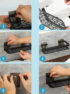 Merkloos Jawes- Wandrek- Zwart- 1stuk- Doucherek- Zonder Te Boren- Wandrek Zonder Boren- Wandrekje 15 Merkloos Jawes- Wandrek- Zwart- 1stuk- Doucherek- Zonder Te Boren- Wandrek Zonder Boren- Wandrekje -Badkamer Product Winkel 894x1200 6