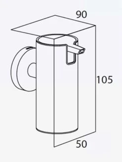 Tiger Boston Zeepdispenser 75 Ml - RVS Geborsteld -Badkamer Product Winkel 902x1200 3