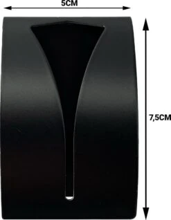 Handdoekhaak Set - RVS Zelfklevende Handdoekhaakjes - Handdoekhouder Badkamer - 2 Stuks - Zwart -Badkamer Product Winkel 932x1200