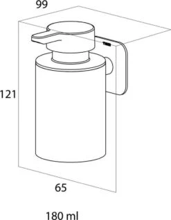 Tiger Colar - Zeepdispenser 180 Ml - Zwart 15 Tiger Colar - Zeepdispenser 180 Ml - Zwart -Badkamer Product Winkel 935x1200 1