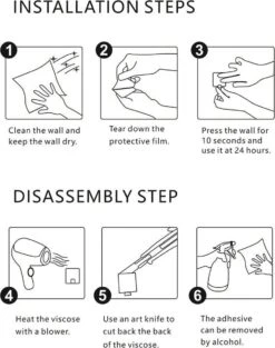 Merkloos Handdoekhaakjes - 3 In 1 Handdoekhaak - Wandhaak - Muurhaak - Zwart -Badkamer Product Winkel 948x1200 4