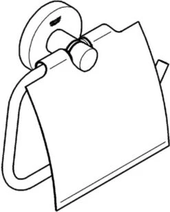 GROHE Essentials Toiletrolhouder - Met Deksel - Chroom - 40367001 25 GROHE Essentials Toiletrolhouder - Met Deksel - Chroom - 40367001 -Badkamer Product Winkel 963x1200