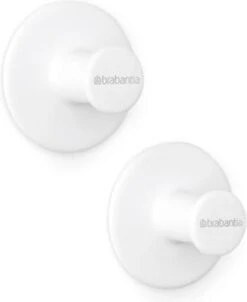 Brabantia ReNew Handdoekhaakjes - 2 Stuks - White