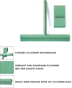Douchewisser Groen Met Ophangsysteem- Badkamer Accessoires- Raamwisser- Trekker Douche- Silicone- 21cm X 16cm 13 Douchewisser Groen Met Ophangsysteem- Badkamer Accessoires- Raamwisser- Trekker Douche- Silicone- 21cm X 16cm -Badkamer Product Winkel 983x1200 3